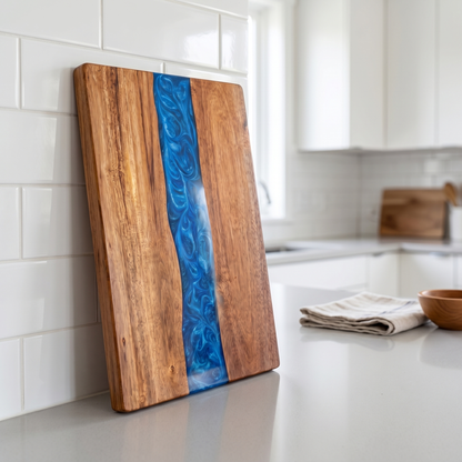 River epoxy cutting board